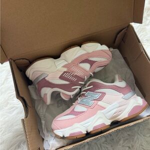 Pink and White Sneakers